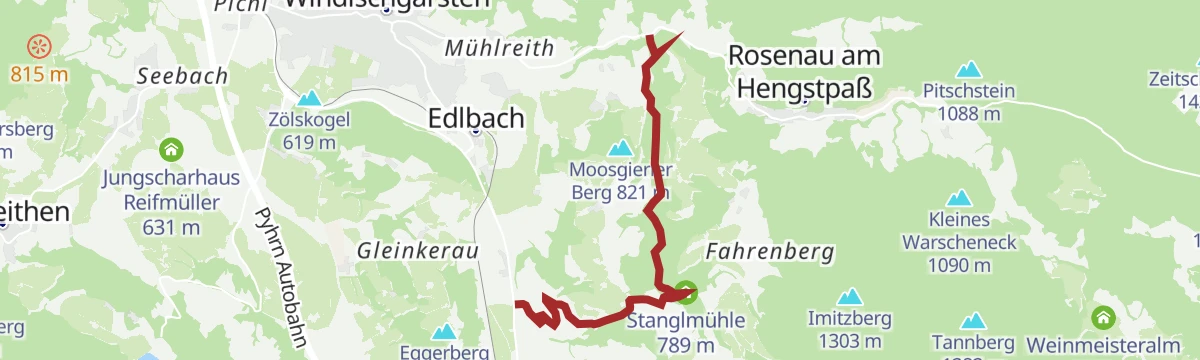 Route map: Fraitgraben